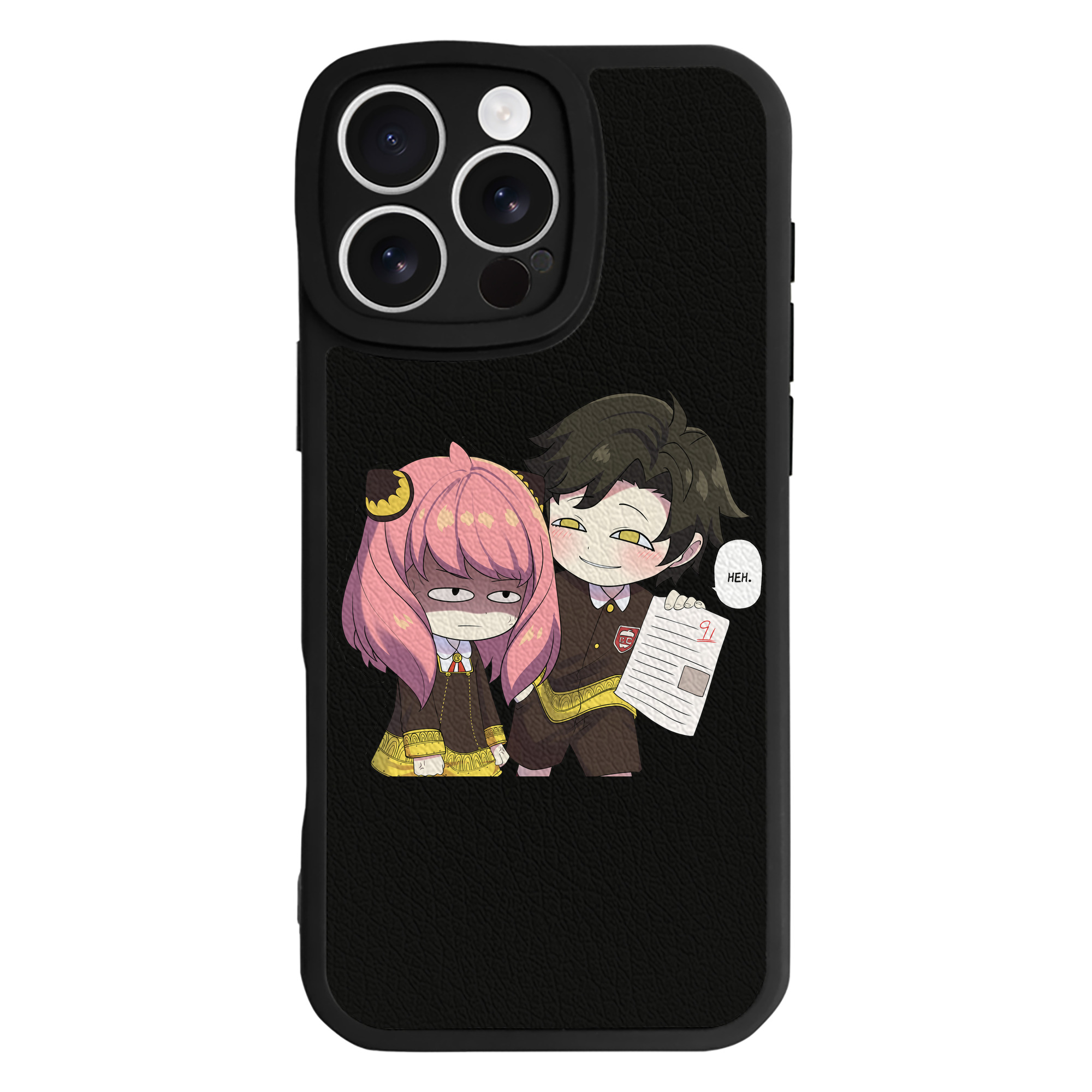 （画像用） SPY×FAMILY间谍家家酒 【iPhone 16シリーズ対応】シリコンスマホケース（レザー調） 材質：シリコン